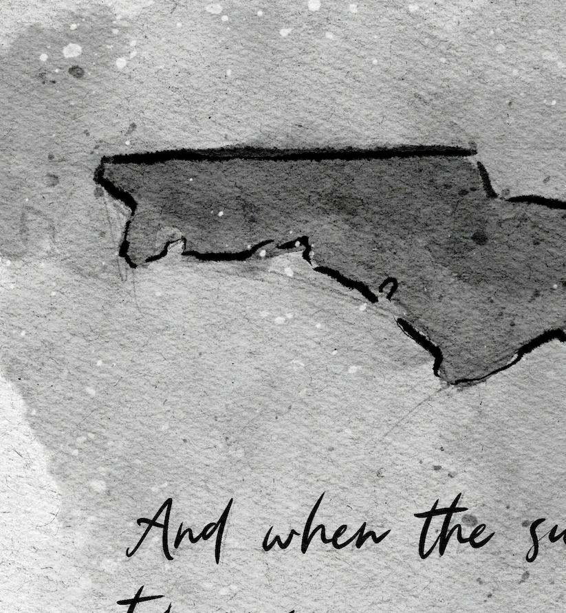Florida - Print with caption