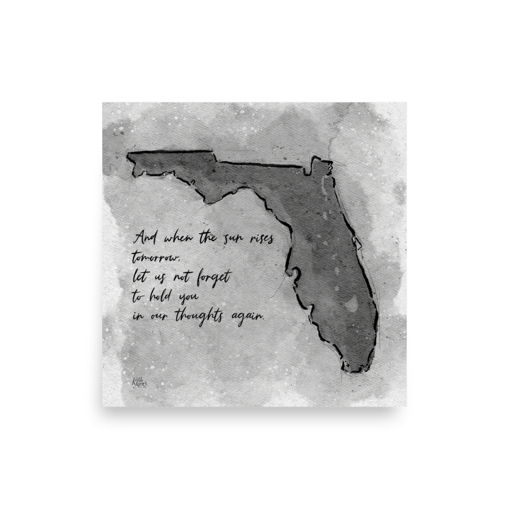 Florida - Print with caption