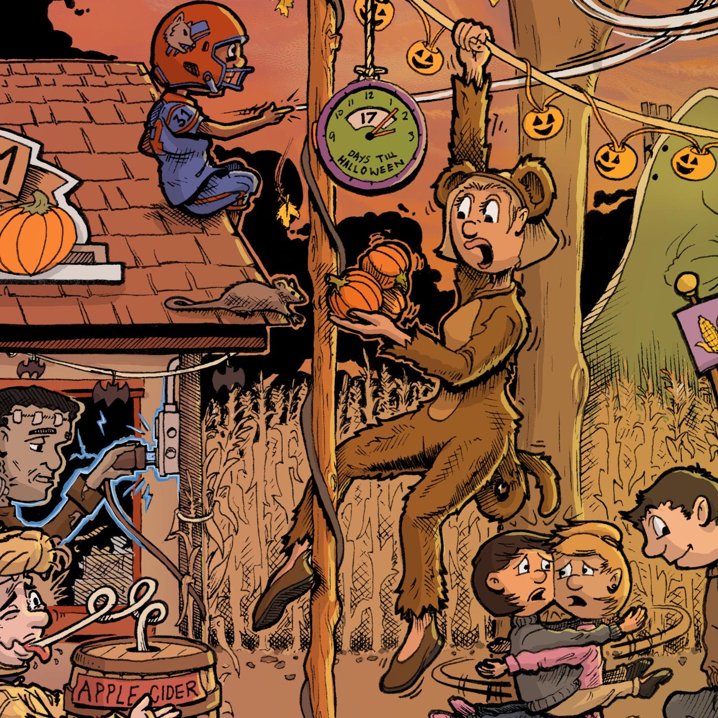 Pumpkin Farm - Full Color Print