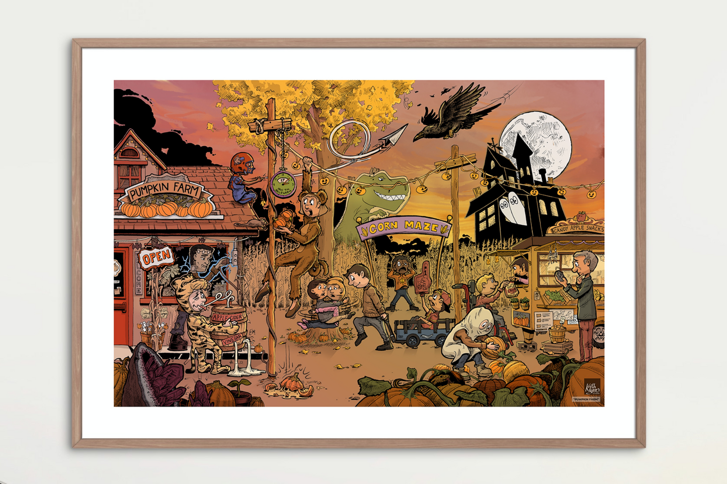 Pumpkin Farm - Full Color Print